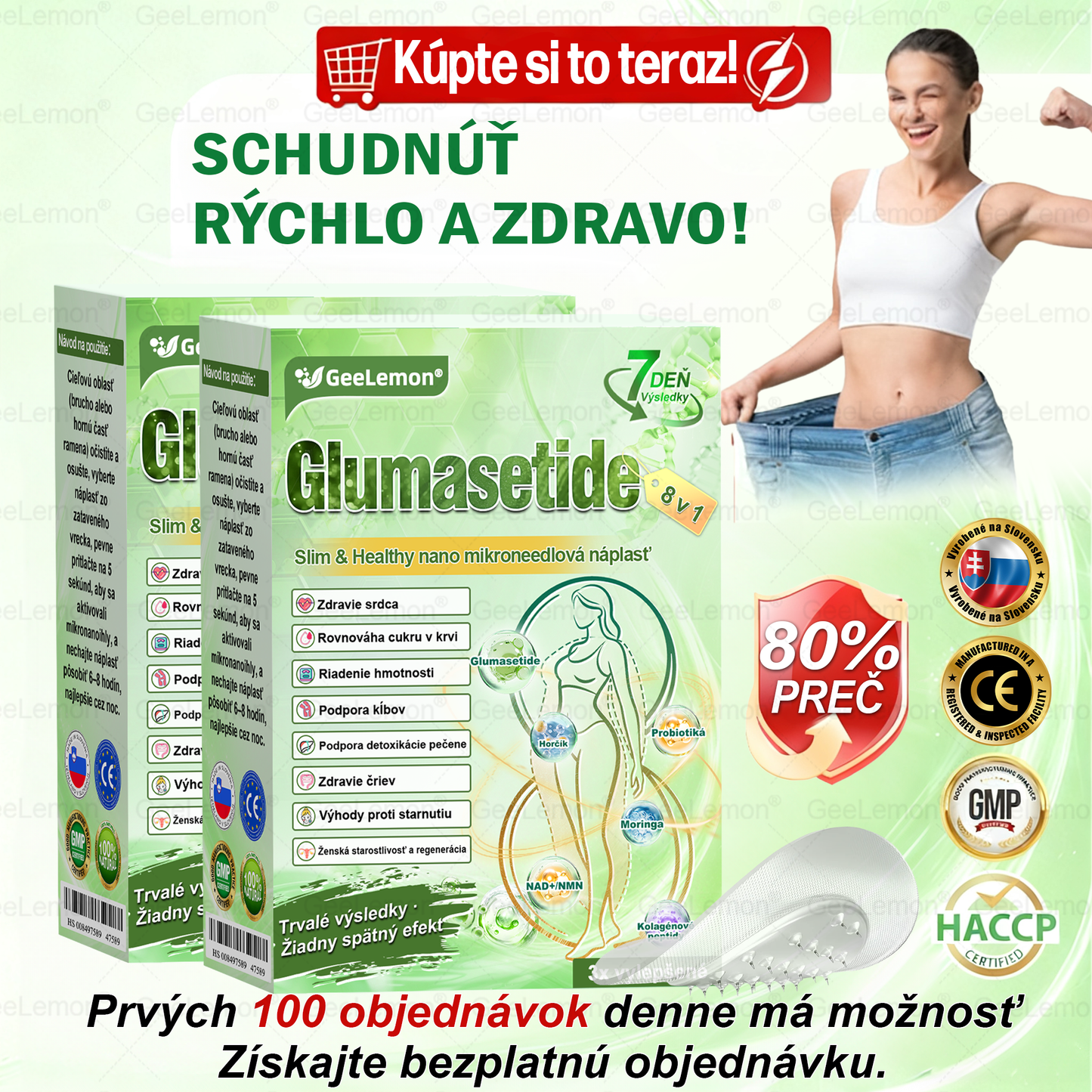 🎁 Zostáva už len 5 balení! Teraz získate extra 50 % zľavu! Buďte zdraví a vo forme. Ak túto príležitosť nevyužijete teraz, ďalšia šanca bude až budúci rok!