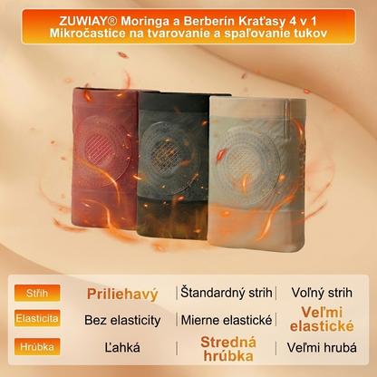 SVK👙Oficiálny Obchod Značky | ZUWIAY® 2026 Moringa & Berberín 4-v-1 Mikročasticové Tvarujúce a Spaľujúce Tuk Šortky